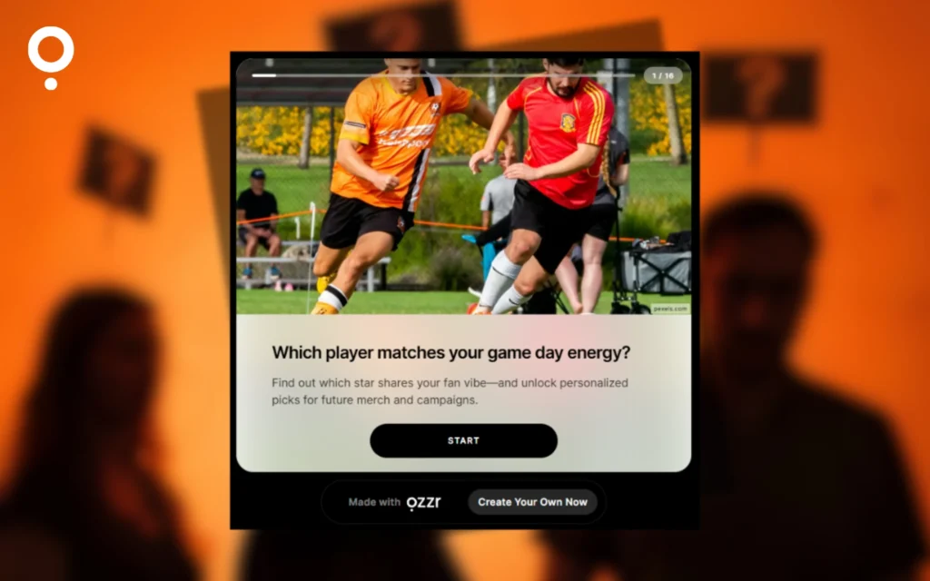 Ask the questions that hook fans with interactive quiz maker