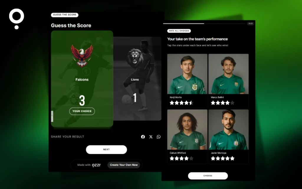 interactive tool for sports teams